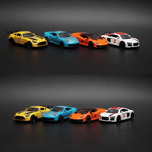 1:43 AmgGt,Porsche,Lambo,Audi Diecast Combo -  Kunju Vandi  