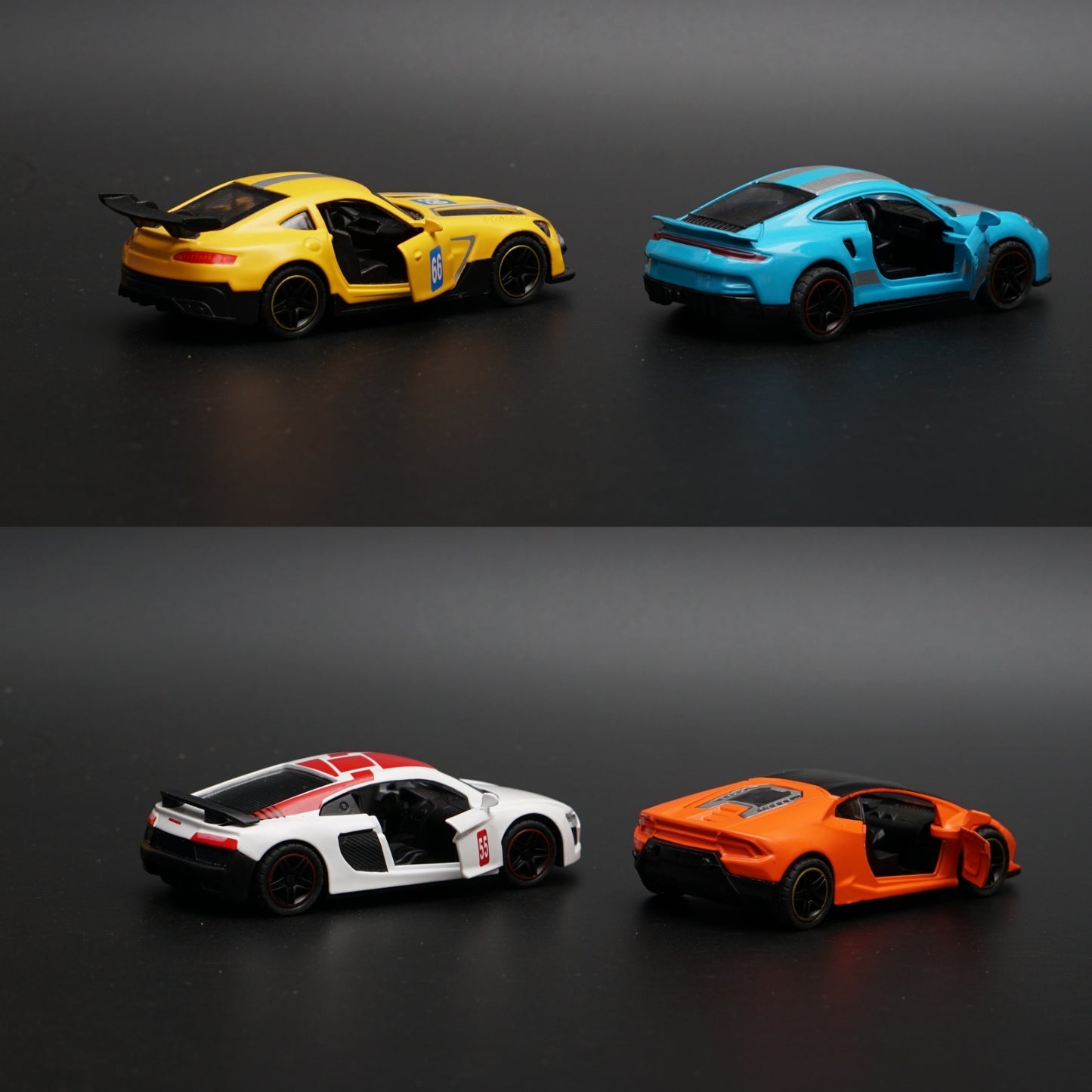 1:43 AmgGt,Porsche,Lambo,Audi Diecast Combo -  Kunju Vandi  