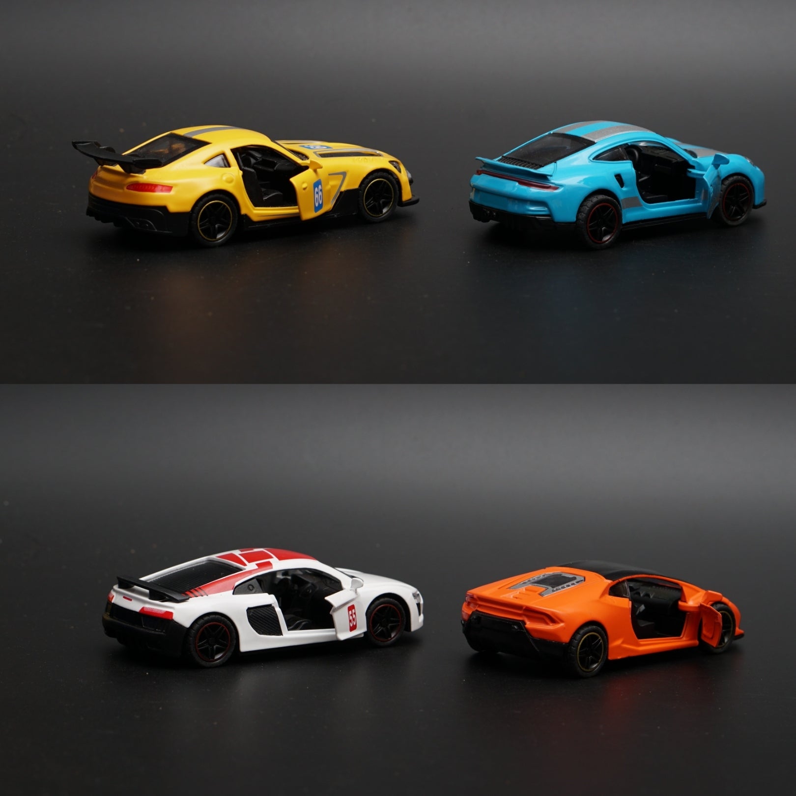 1:43 AmgGt,Porsche,Lambo,Audi Diecast Combo -  Kunju Vandi  