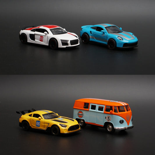 Volkswagen T1 , Porsche , AmgGt, Audi Diecast combo -  Kunju Vandi  