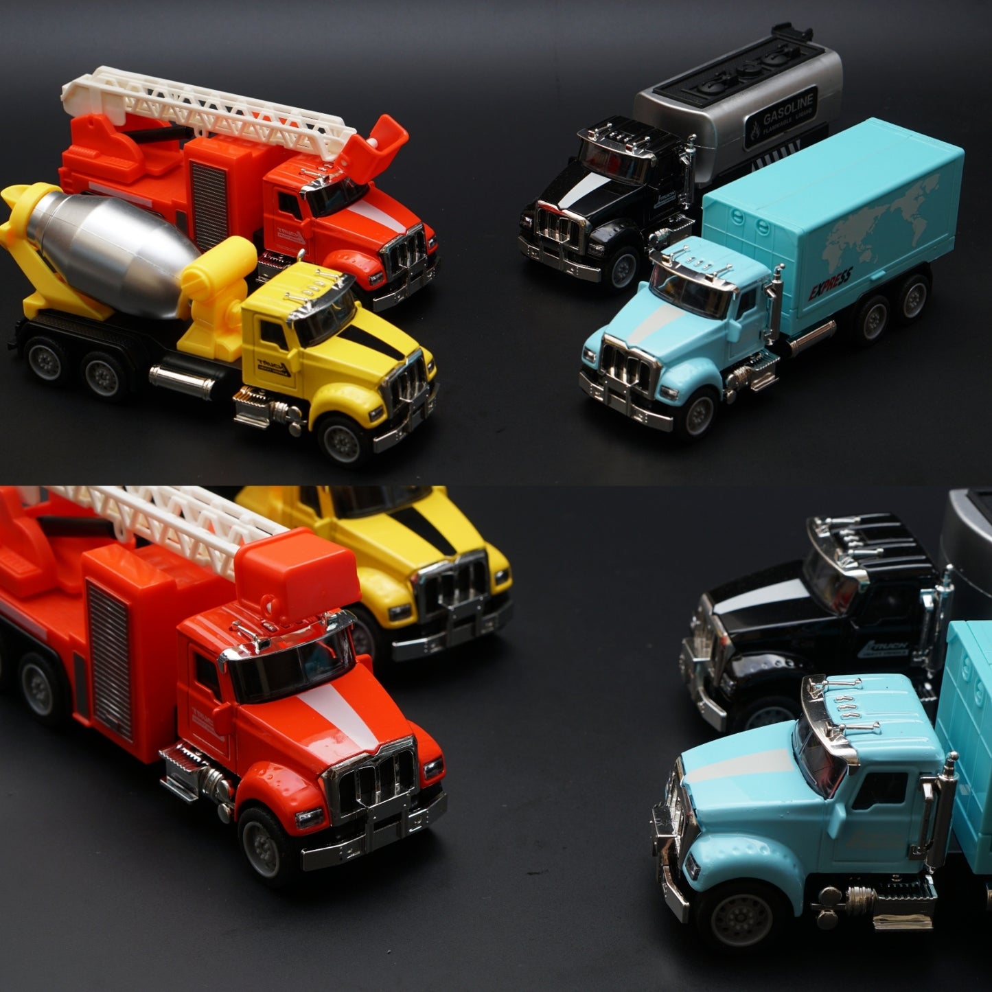 Truck Combo , With Lights , 4 PCs Combo -  Kunju Vandi  