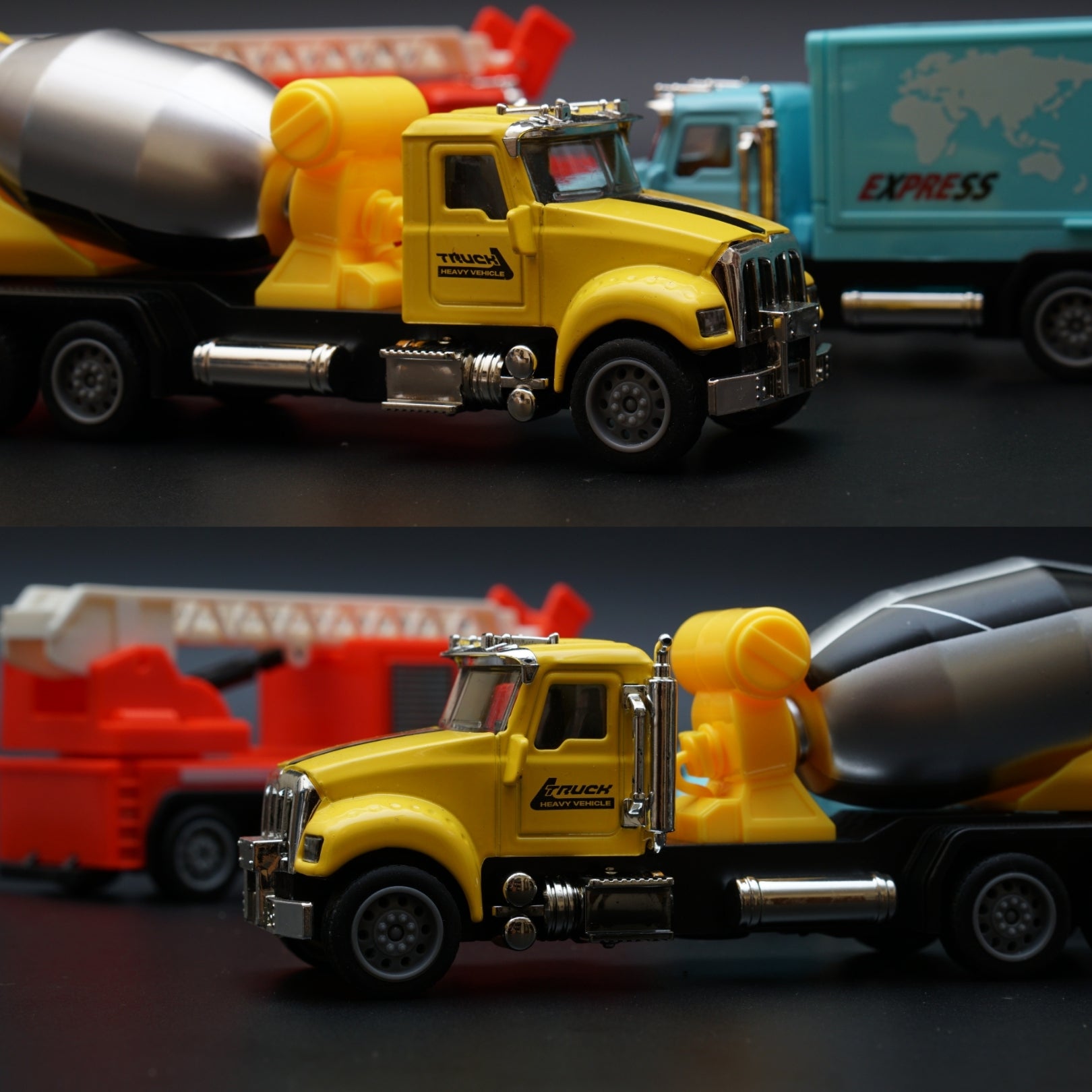 Truck Combo , With Lights , 4 PCs Combo -  Kunju Vandi  