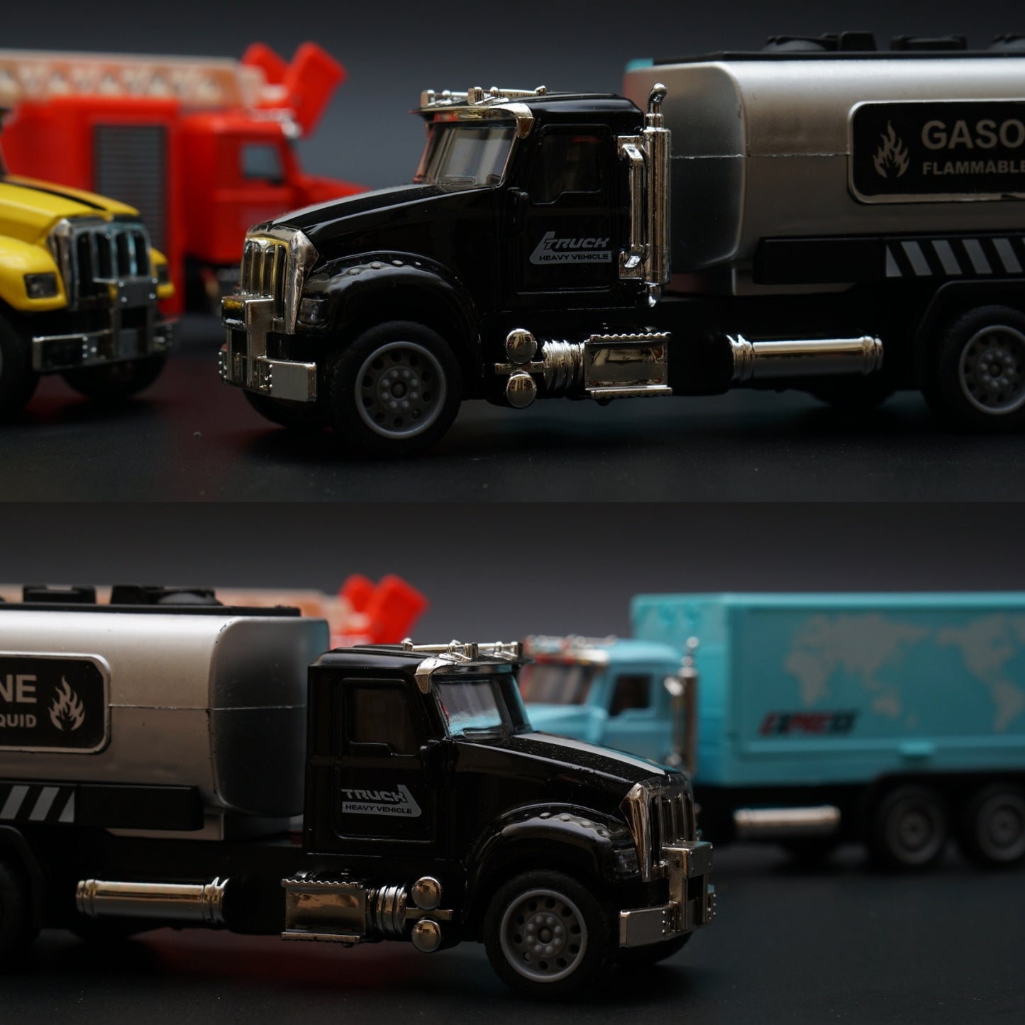 Truck Combo , With Lights , 4 PCs Combo -  Kunju Vandi  