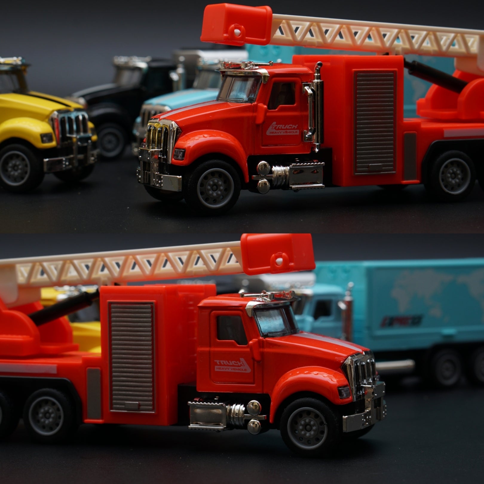 Truck Combo , With Lights , 4 PCs Combo -  Kunju Vandi  