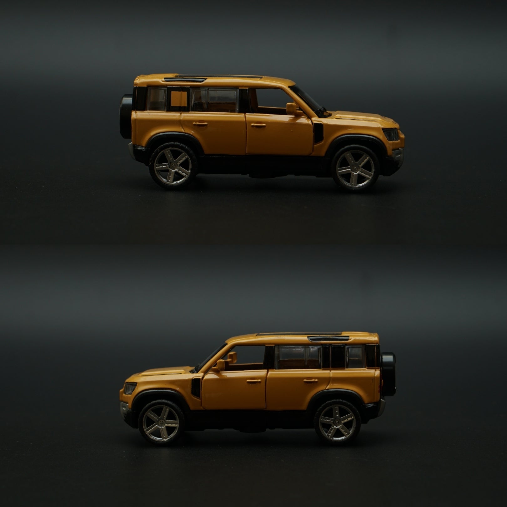 1:43 Defender Yellow Metal Body -  Kunju Vandi  