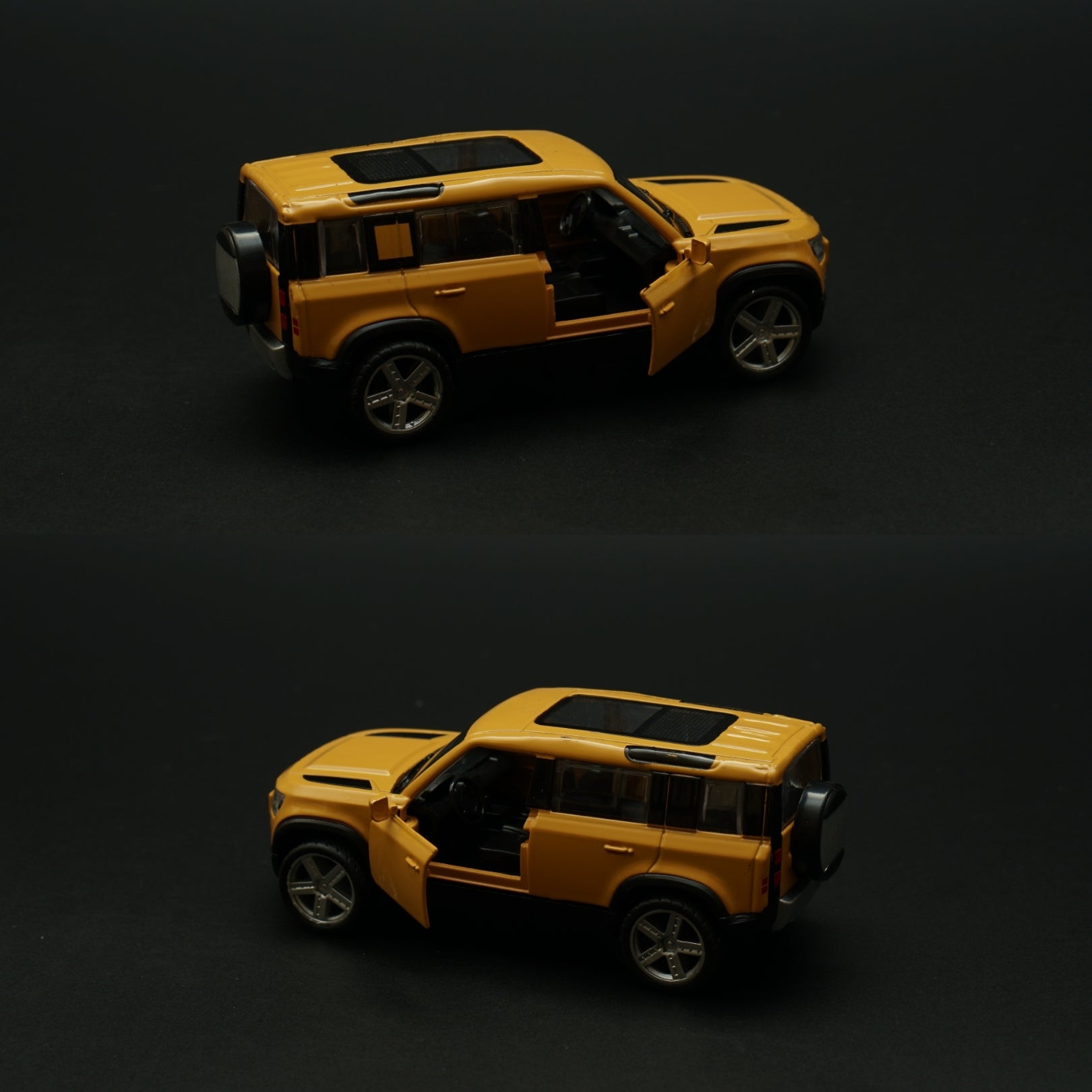 1:43 Defender Yellow Metal Body -  Kunju Vandi  