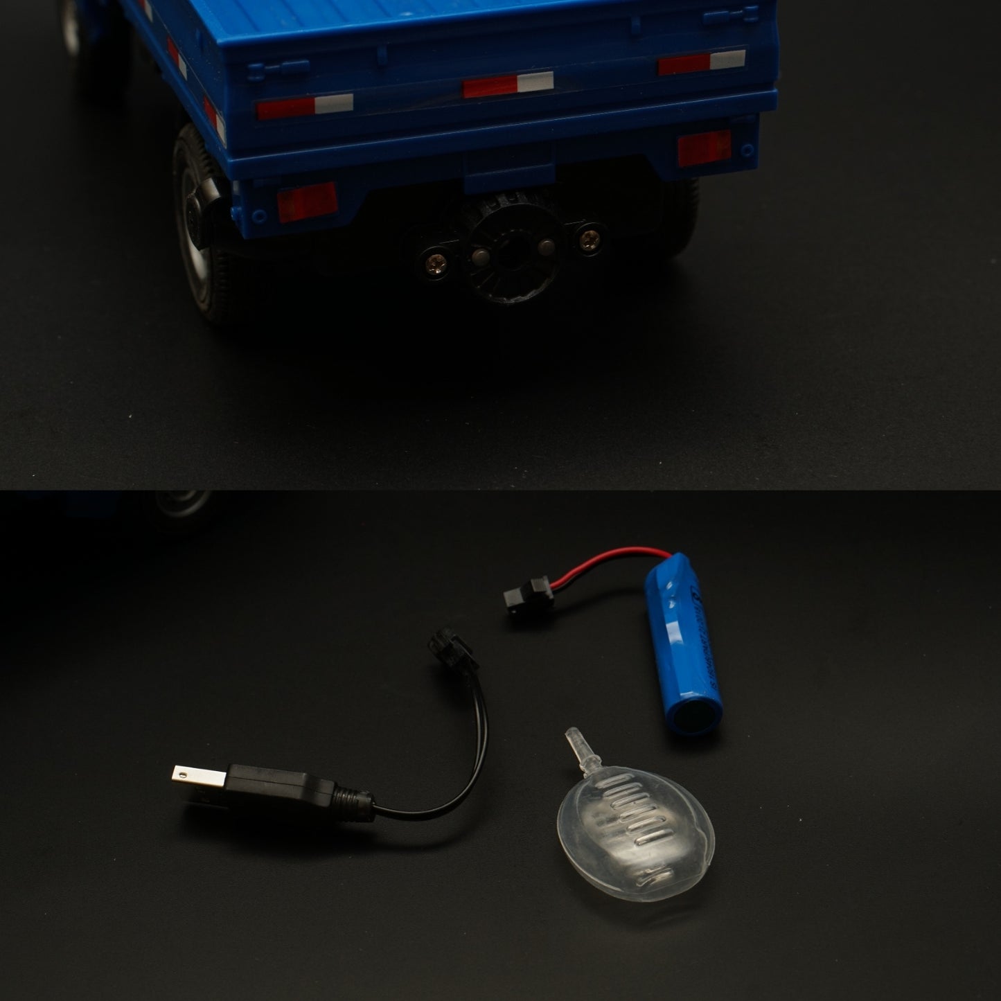 Remote Control Pickup , With Light and Smoke (Blue)