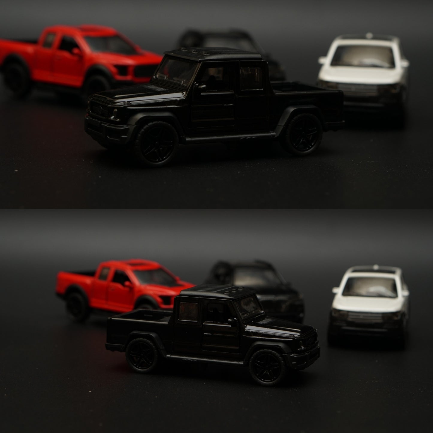 1:43 Raptor, Gwagon, BMW, Range Rover Diecast Combo
