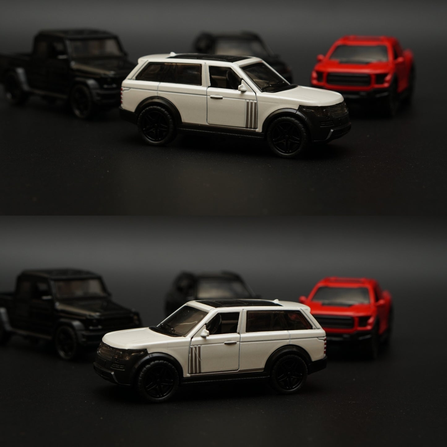 1:43 Raptor, Gwagon, BMW, Range Rover Diecast Combo