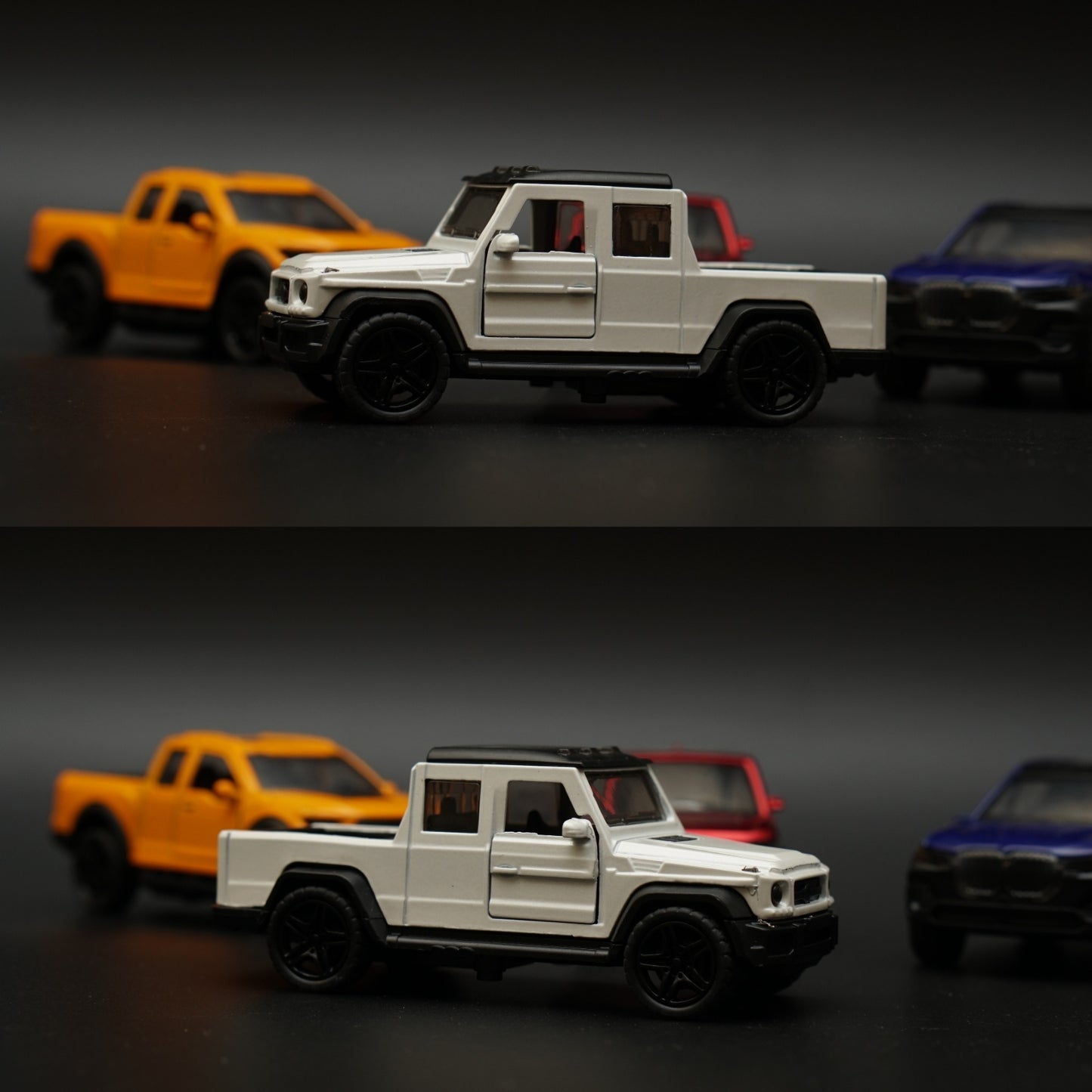 1:43 Raptor, Gwagon, BMW, Range Rover Diecast Combo