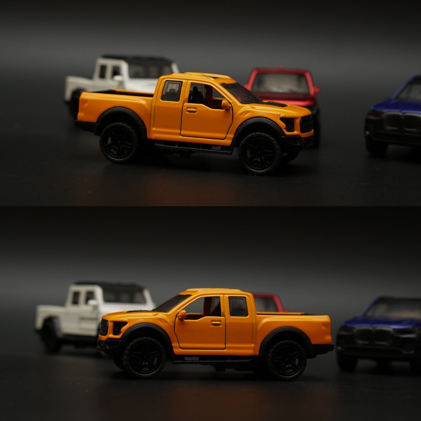 1:43 Raptor, Gwagon, BMW, Range Rover Diecast Combo