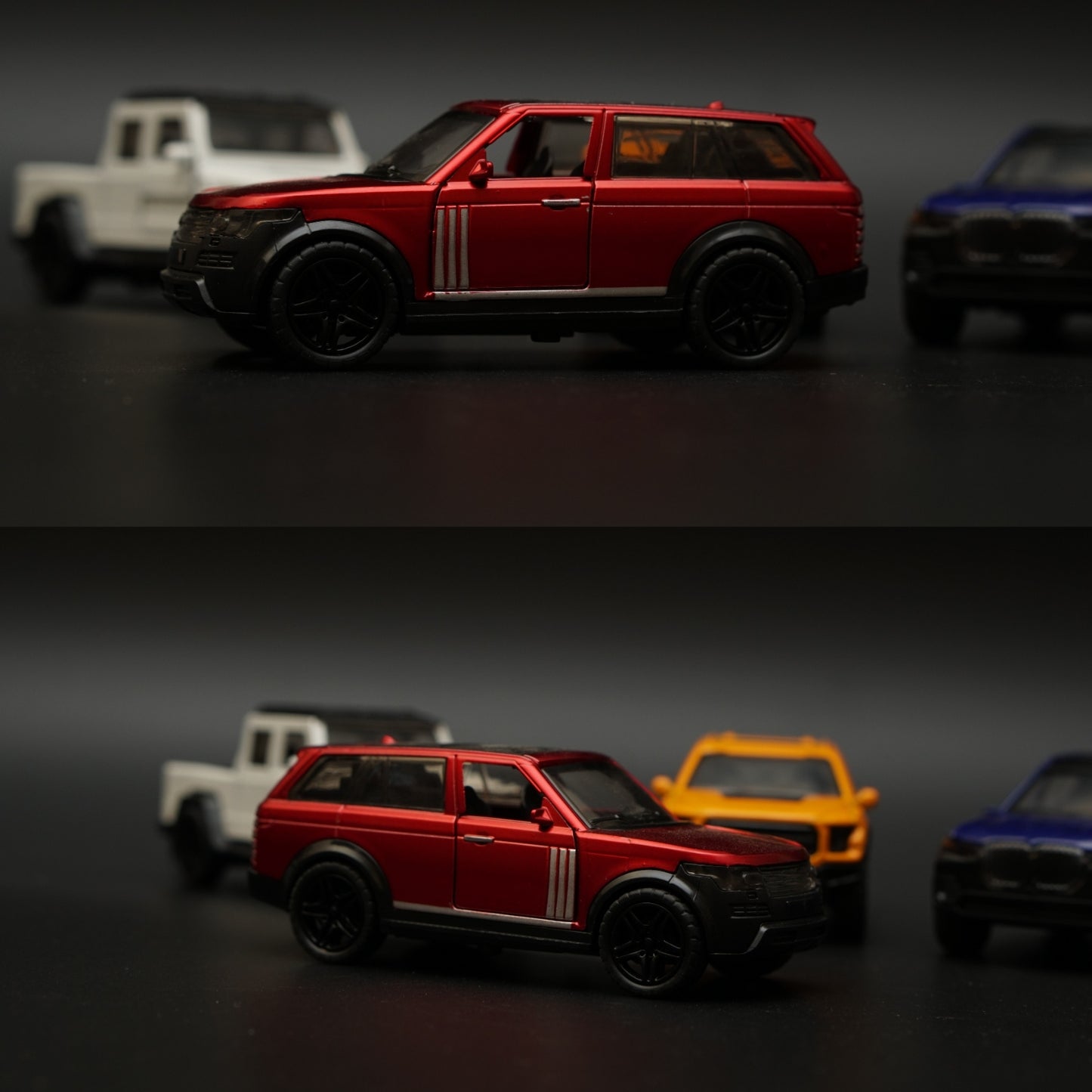 1:43 Raptor, Gwagon, BMW, Range Rover Diecast Combo