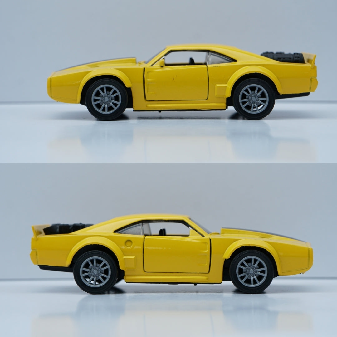 1:36 dodge Diecast Yellow -  Kunju Vandi  