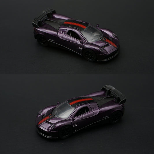 1:43 Pagani Zonda Diecast — Deep Purple | Red Racing Stripe | Ultra Rare