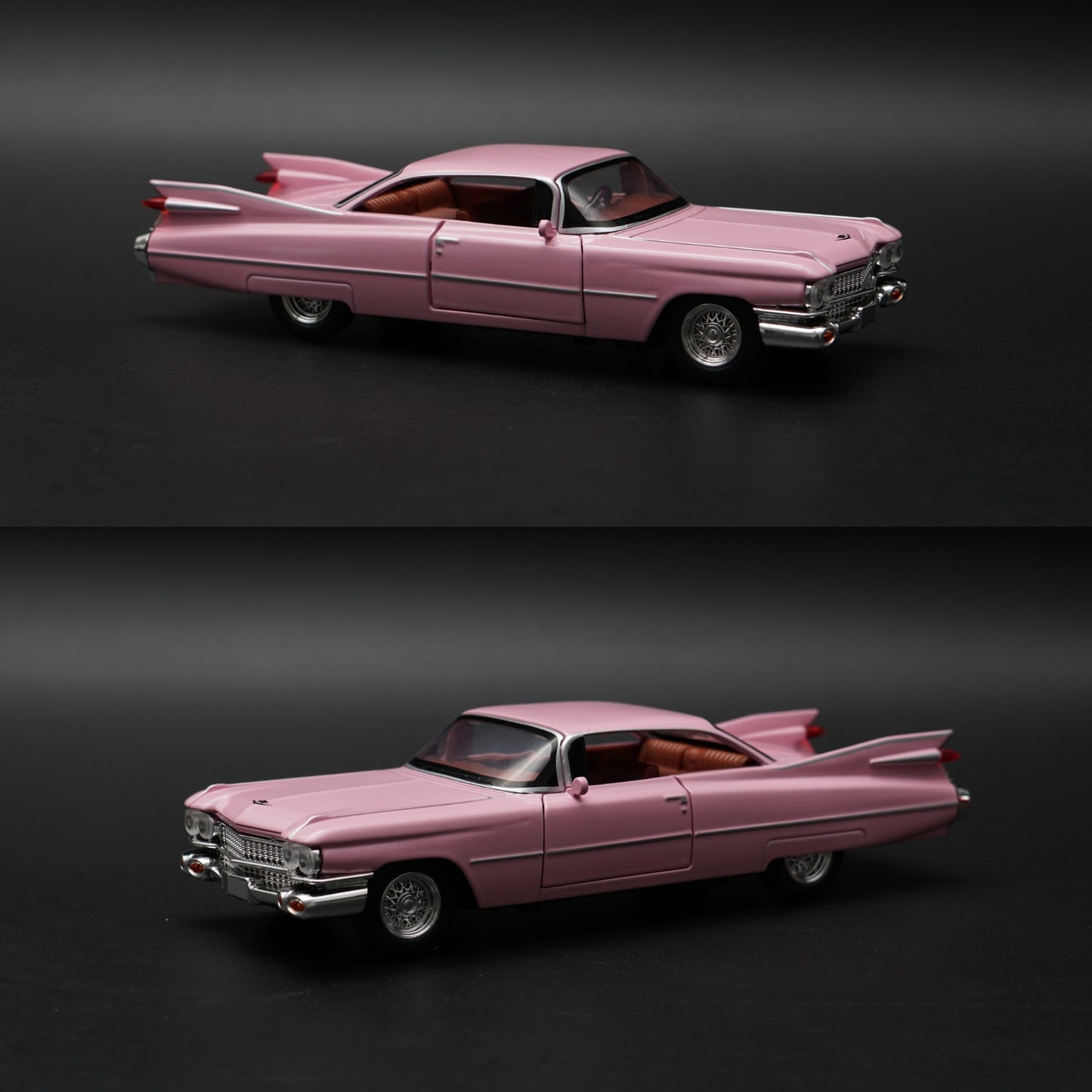 1:32 Cadillac DeVille 1959 Diecast — Pink | Full Function Collector's Model