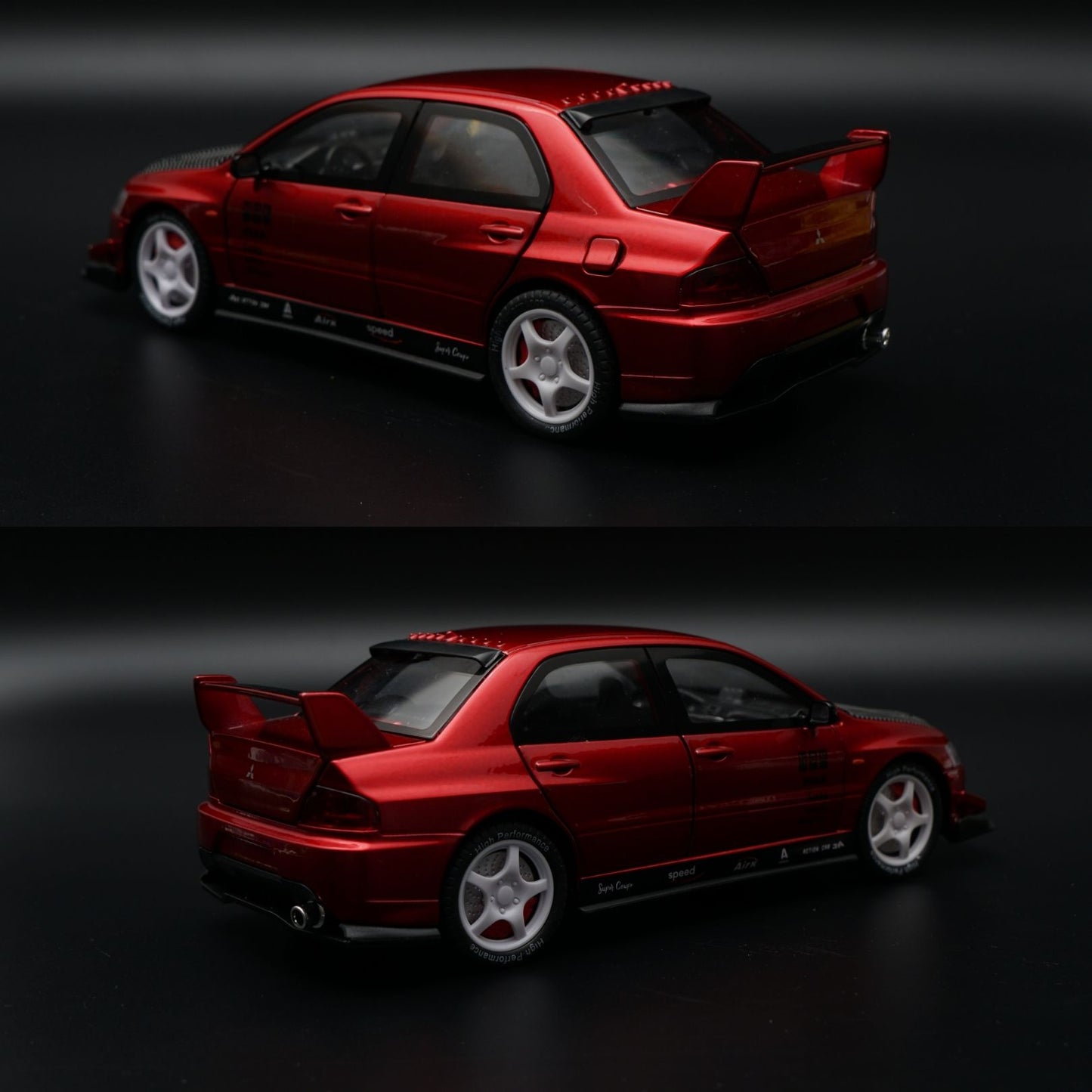 1:24 Lancer Evolution Diecast | Red JDM Rally Livery | Collector's Model