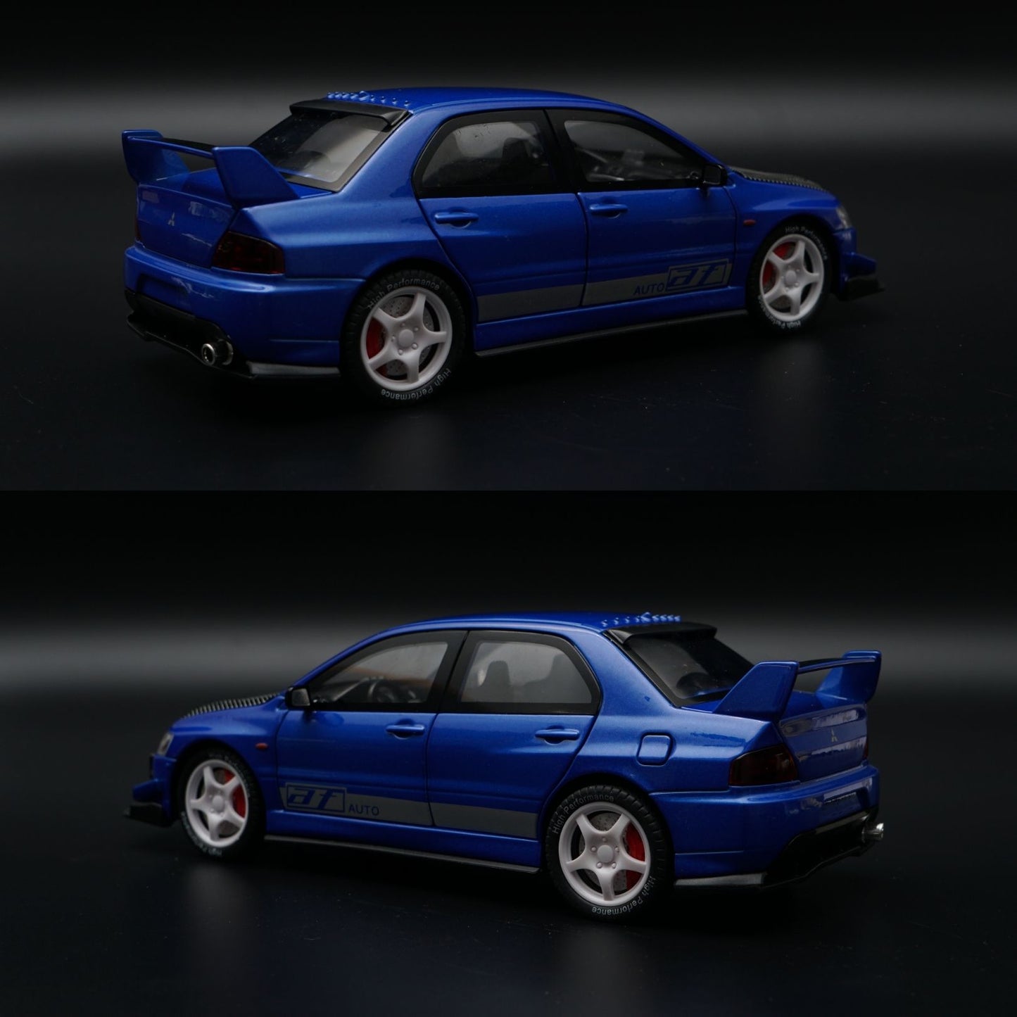 1:24 Lancer Evolution Diecast | Blue JDM Rally Livery | Collector's Model