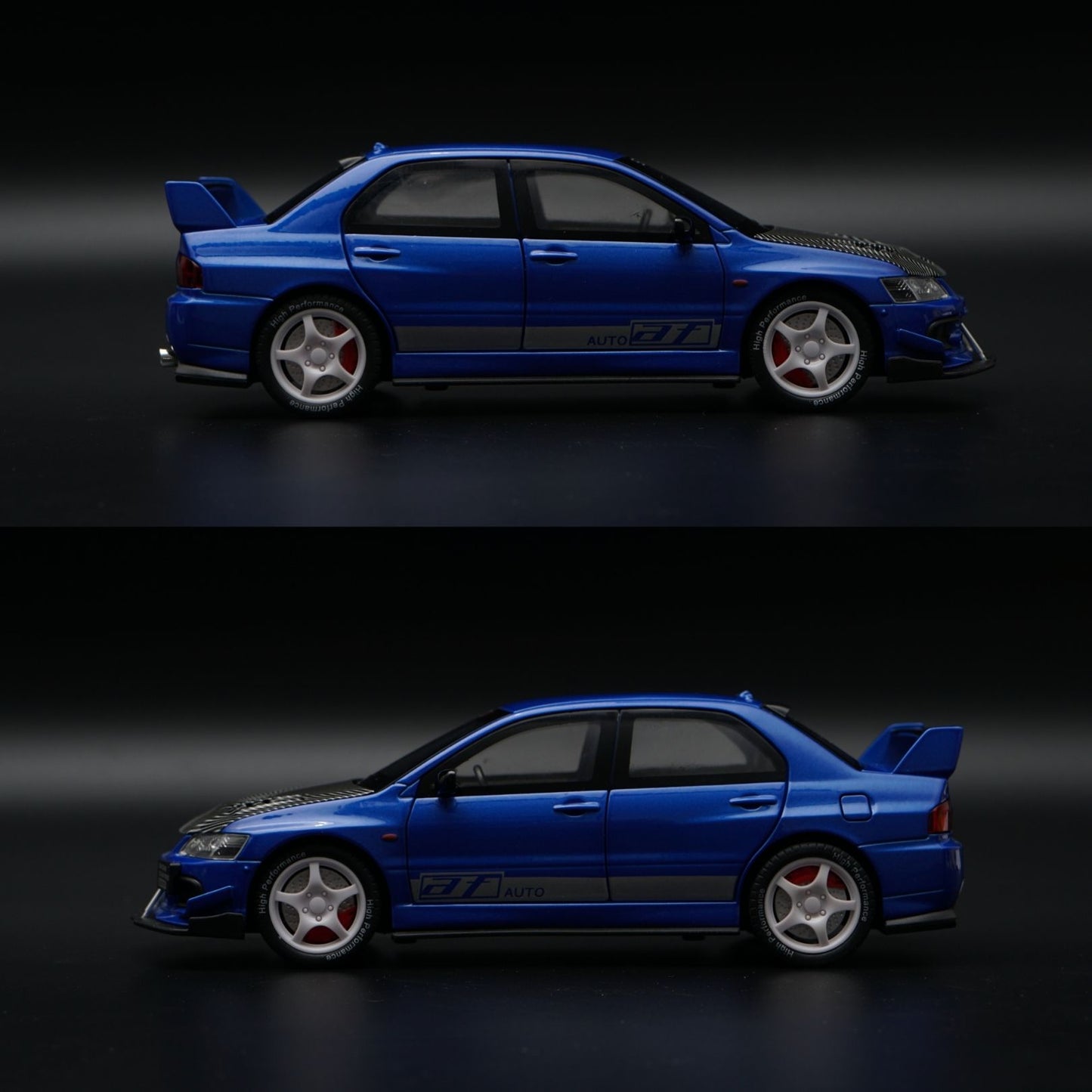 1:24 Lancer Evolution Diecast | Blue JDM Rally Livery | Collector's Model