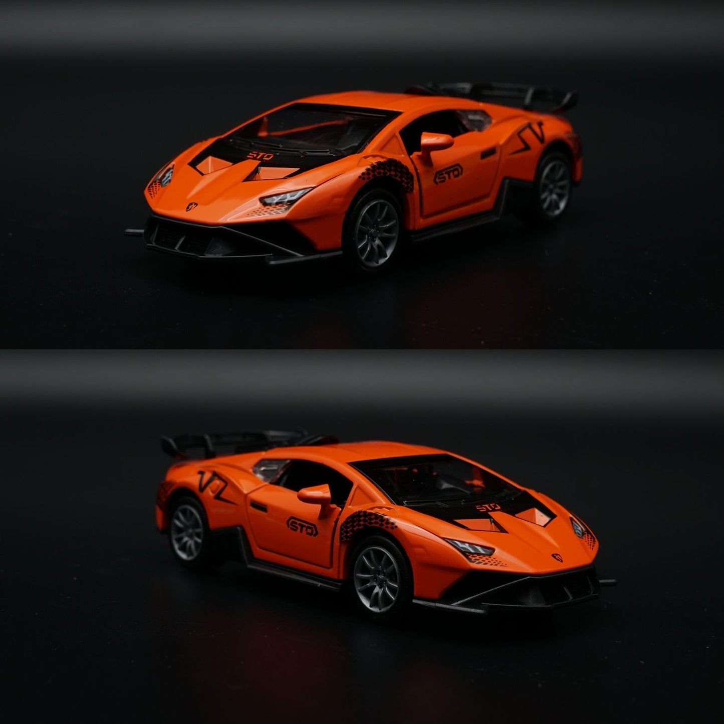 1:36 Lamborghini Diecast Supercar | Orange STO Livery | Collector's Model