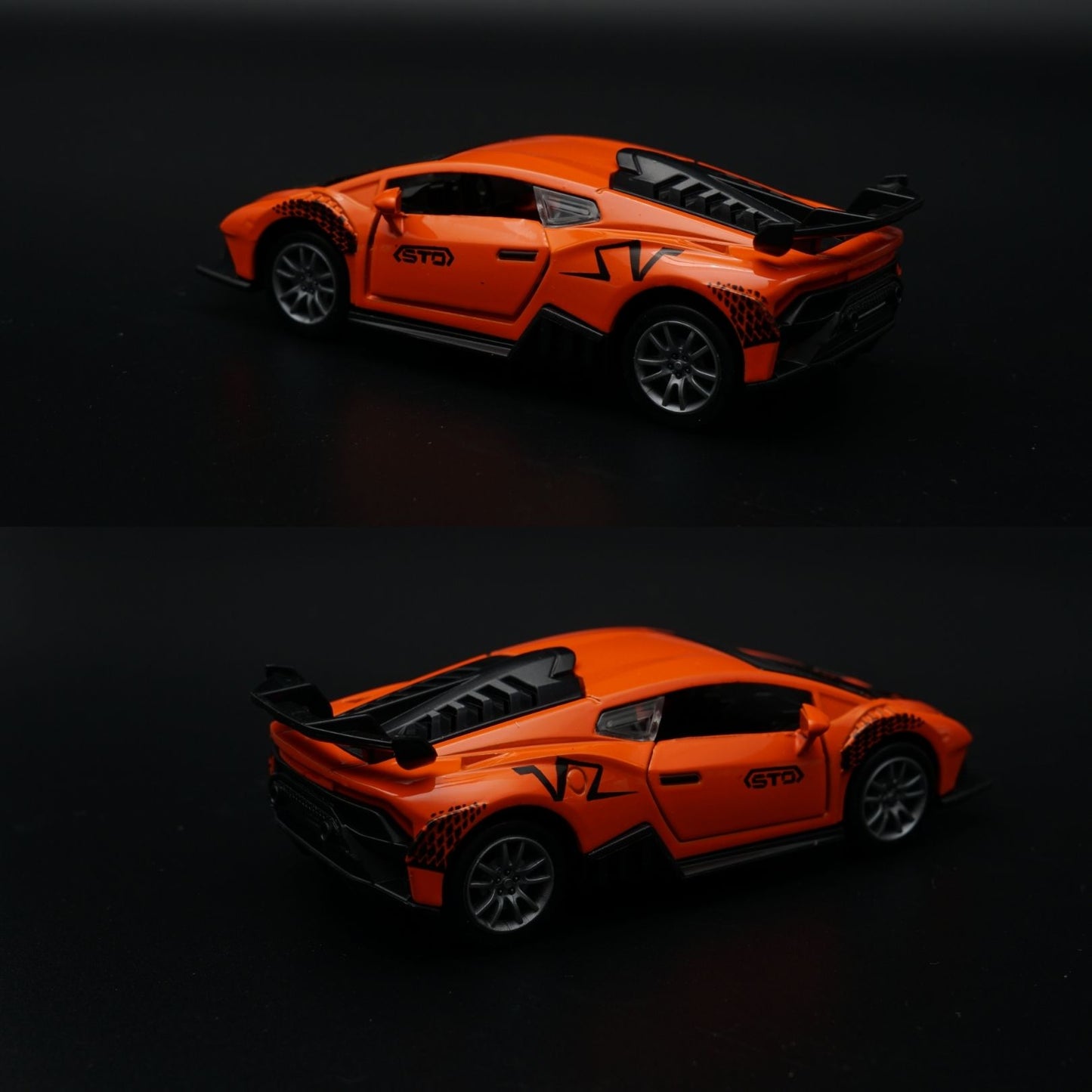 1:36 Lamborghini Diecast Supercar | Orange STO Livery | Collector's Model