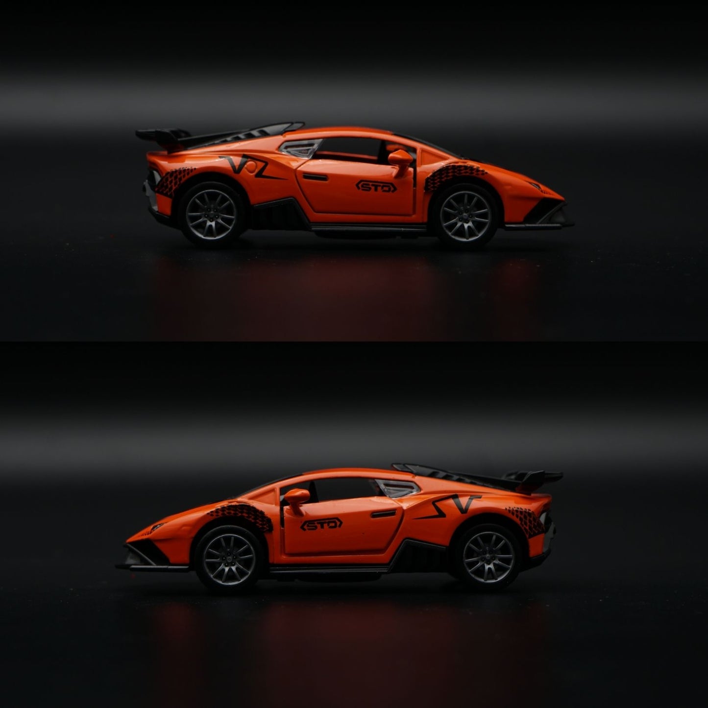 1:36 Lamborghini Diecast Supercar | Orange STO Livery | Collector's Model