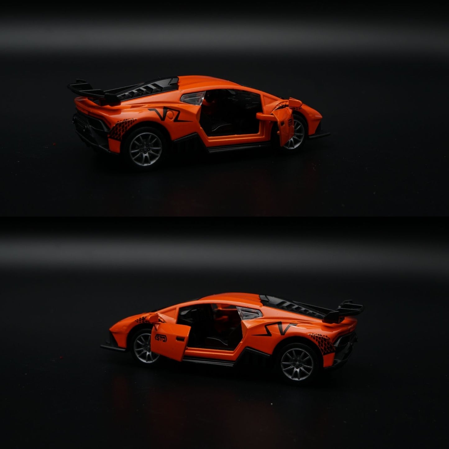 1:36 Lamborghini Diecast Supercar | Orange STO Livery | Collector's Model