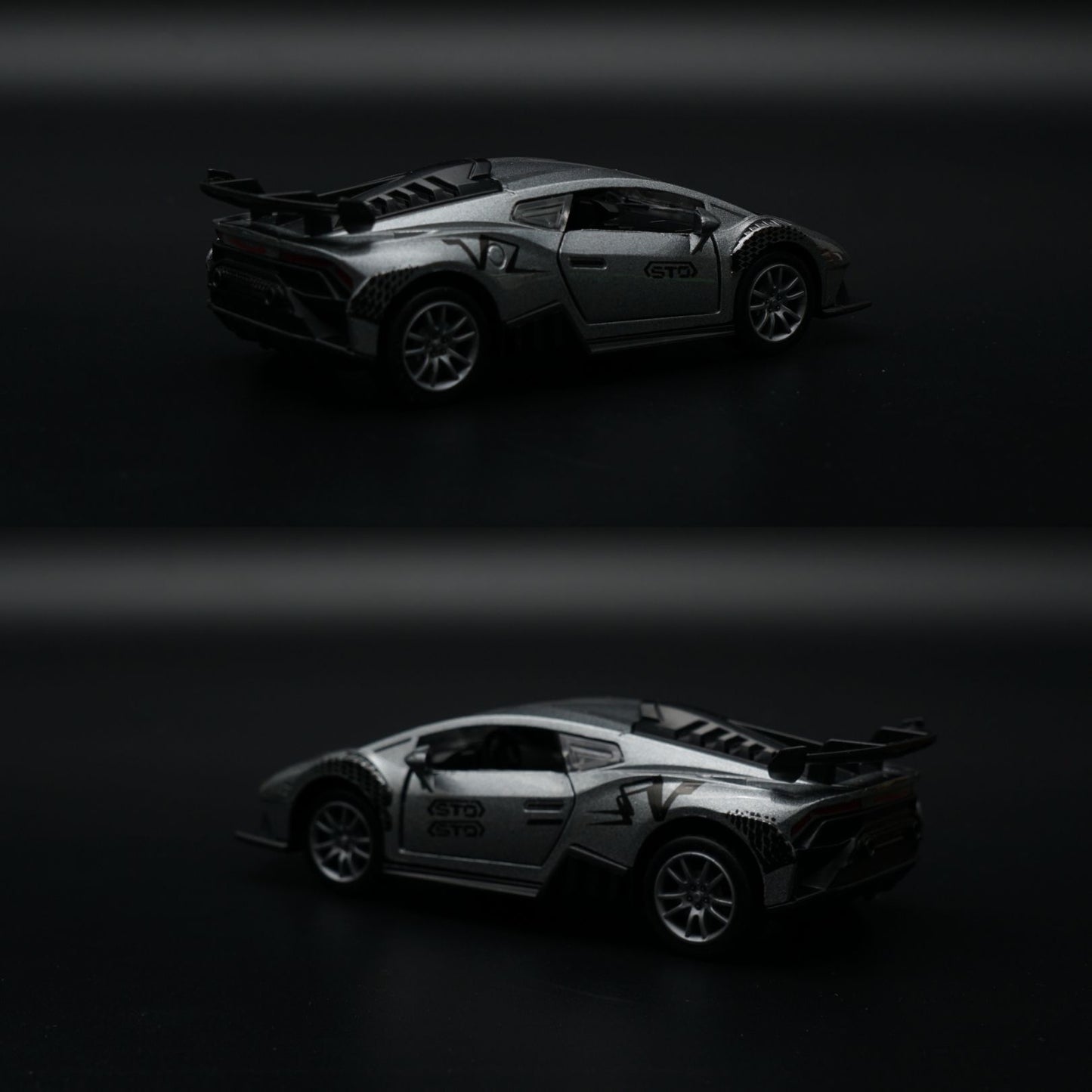 1:36 Lamborghini Diecast Supercar | Grey STO Livery | Collector's Model