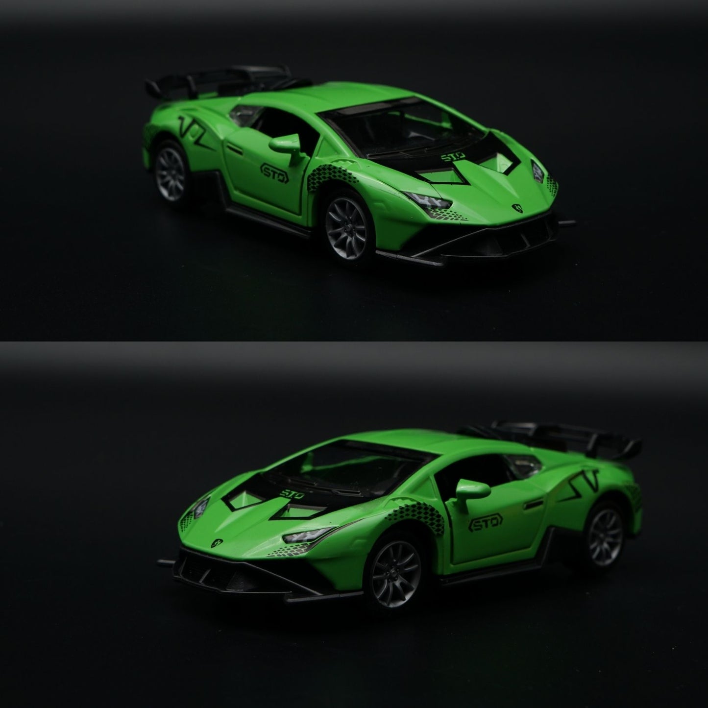 1:36 Lamborghini Diecast Supercar | Green STO Livery | Collector's Model
