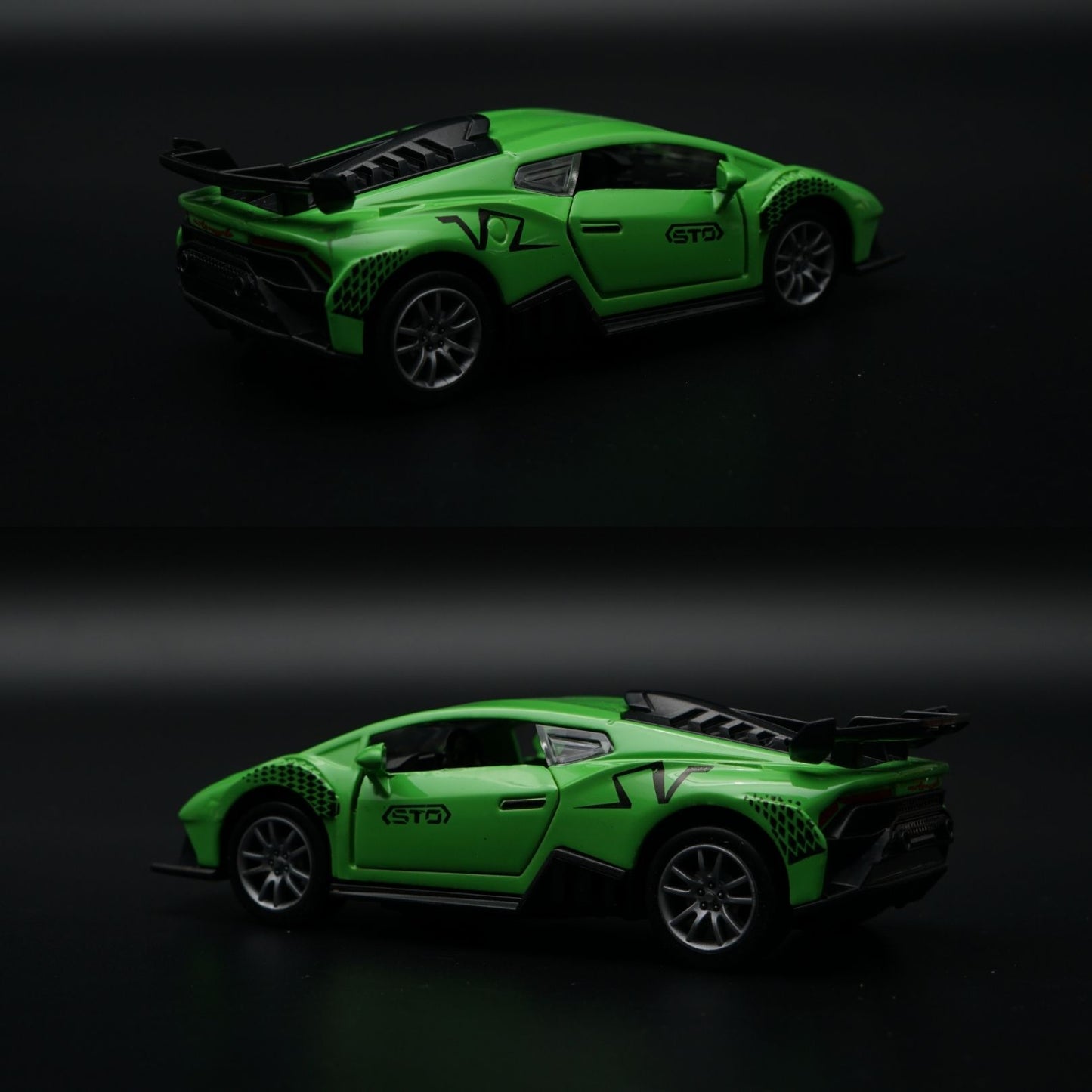 1:36 Lamborghini Diecast Supercar | Green STO Livery | Collector's Model