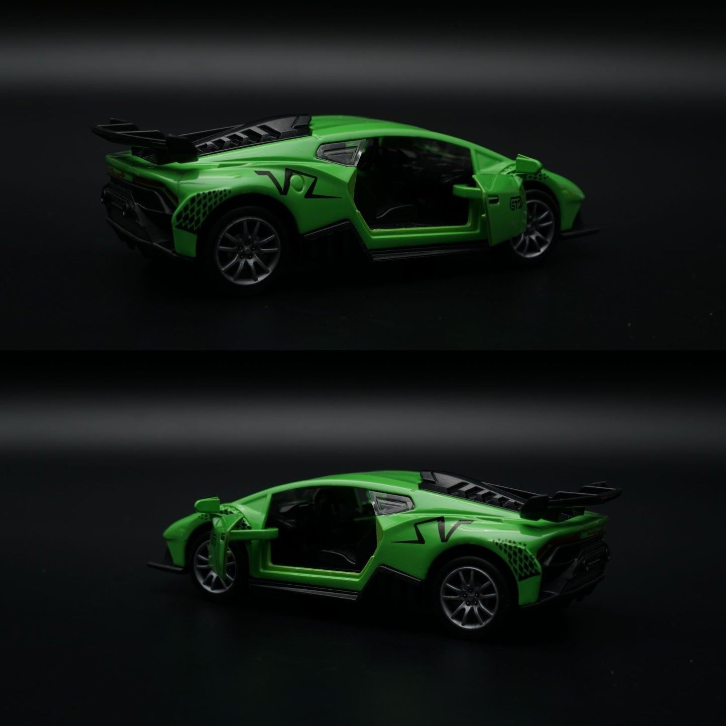 1:36 Lamborghini Diecast Supercar | Green STO Livery | Collector's Model