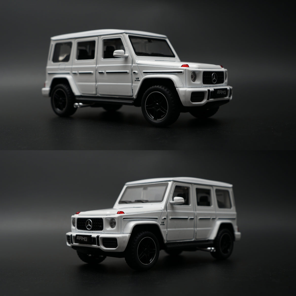 1:32 Scale Mercedes-Benz G63 AMG Diecast Model | Pearl White SUV