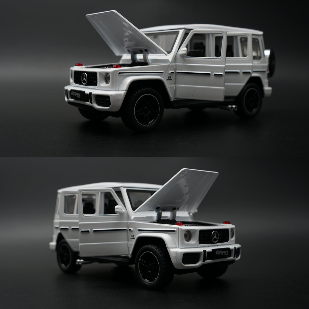 1:32 Scale Mercedes-Benz G63 AMG Diecast Model | Pearl White SUV
