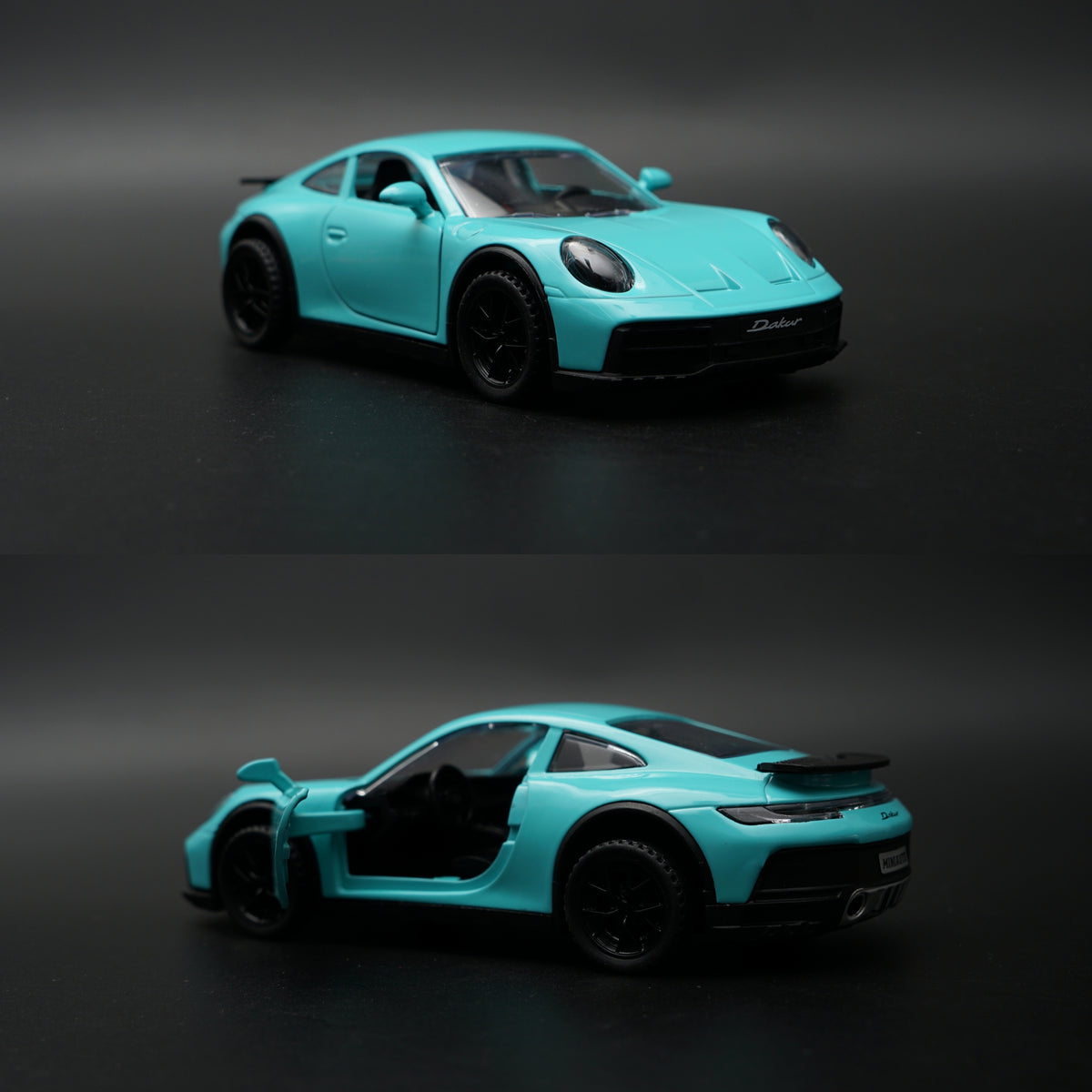 1:36 Diecast Sports Coupe | Teal Blue | Rally-Style Off-Road Build , STOCK CLEARING