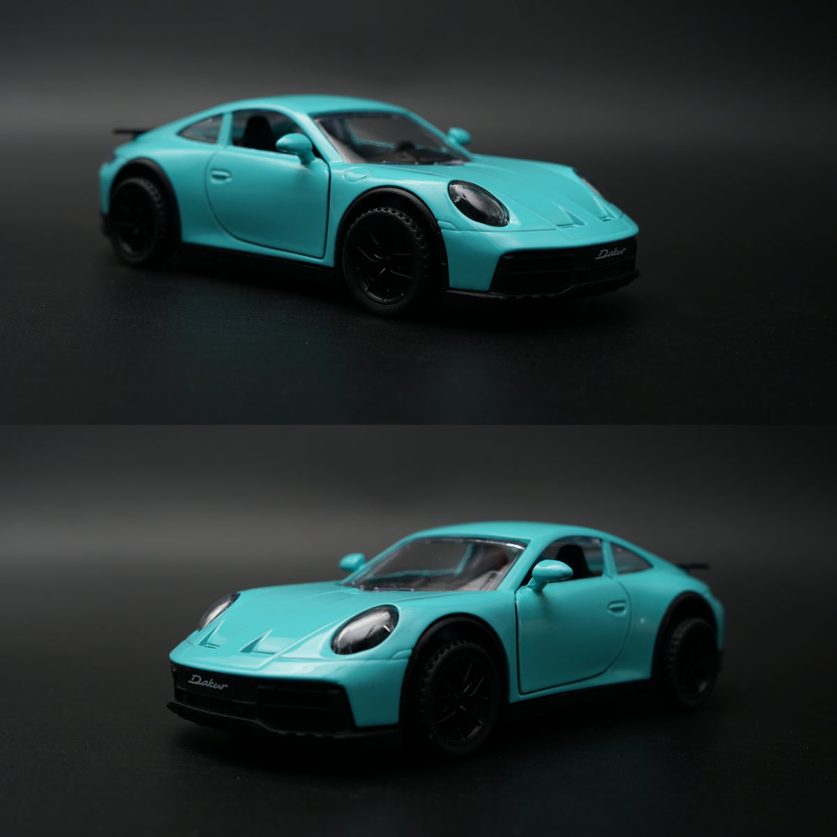 1:36 Diecast Sports Coupe | Teal Blue | Rally-Style Off-Road Build , STOCK CLEARING