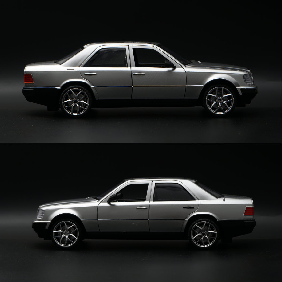 1:18 Scale Mercedes-Benz 300E Inspired Remote Control Car | Luxury Silver Model