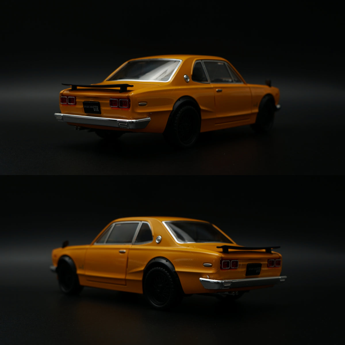 1:24 Scale Nissan Skyline 2000 GT-R Diecast Model | Yellow Hakosuka Classic