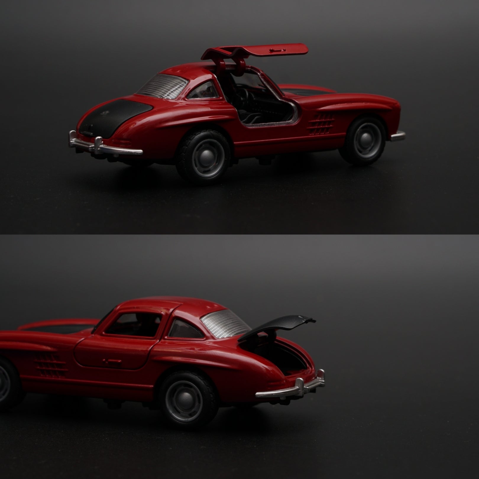 1:36 Benz 300SL Diecast (Red) -  Kunju Vandi  