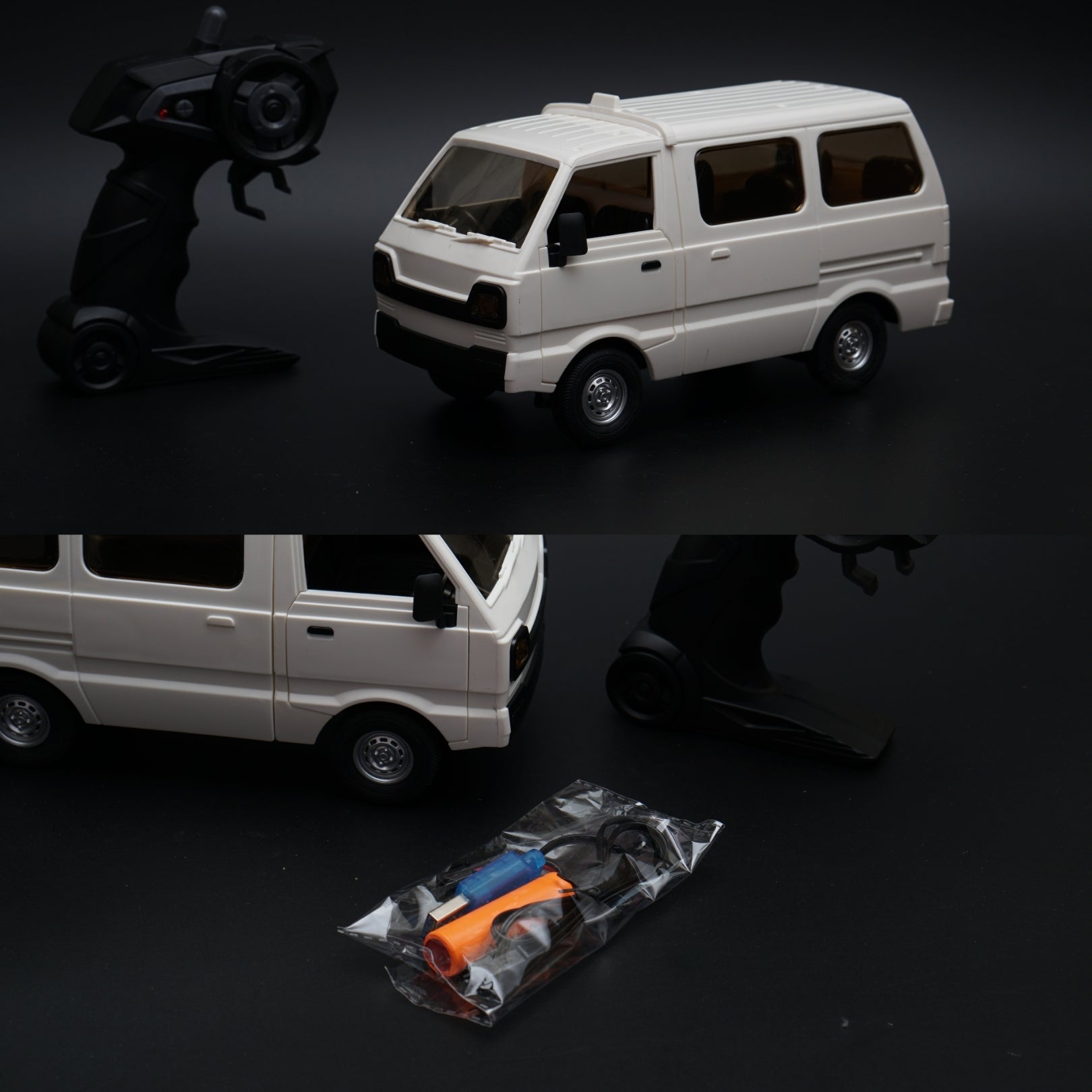 1:24 Omni Van Remote Controll, Stock Clearing, Prepaid Only White -  Kunju Vandi  
