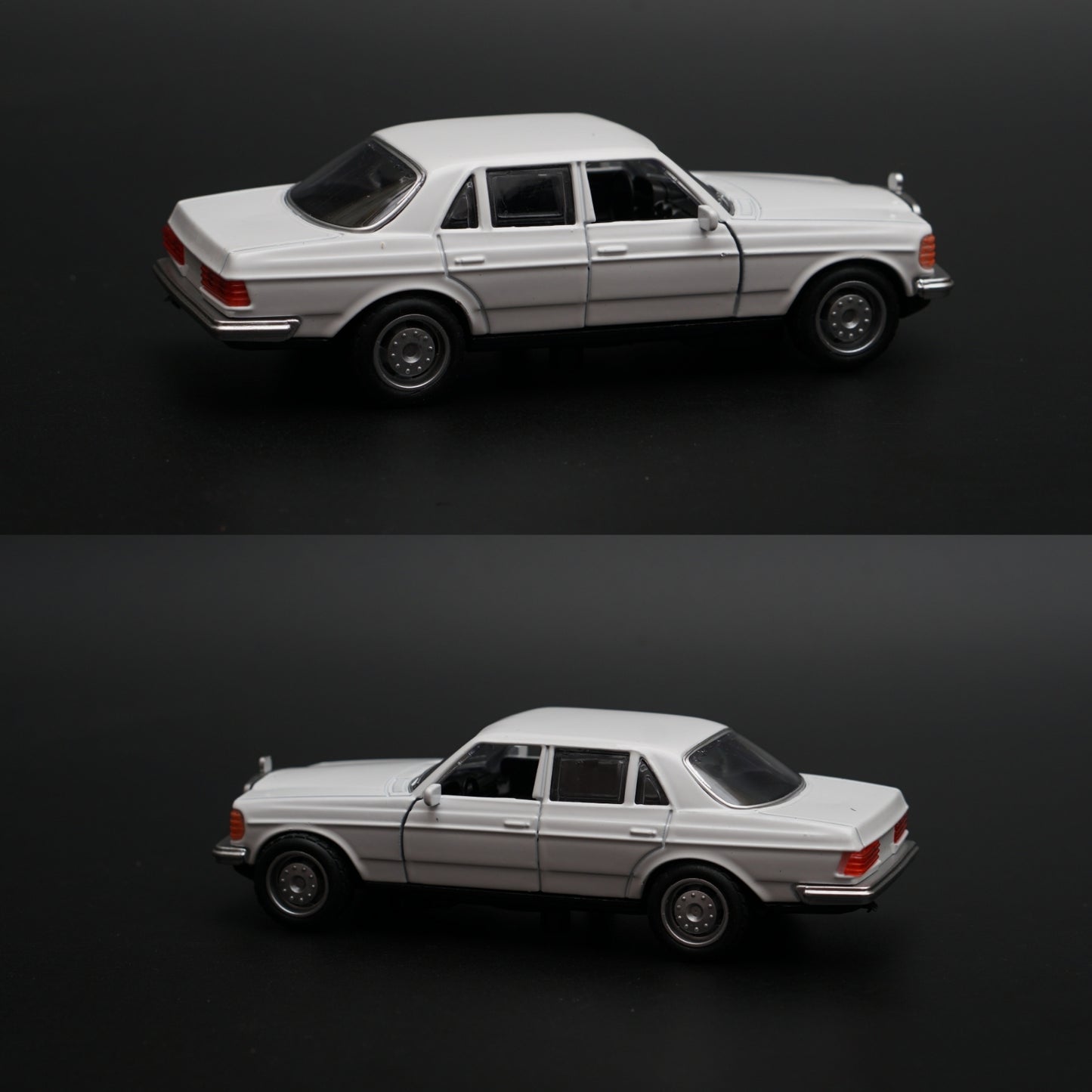 1:36 Mercedes Benz  W123 Metal Diecast Car (White) -  Kunju Vandi  