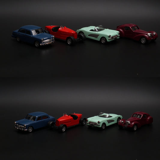 1:43 Vintage Cars Combo 4Pcs