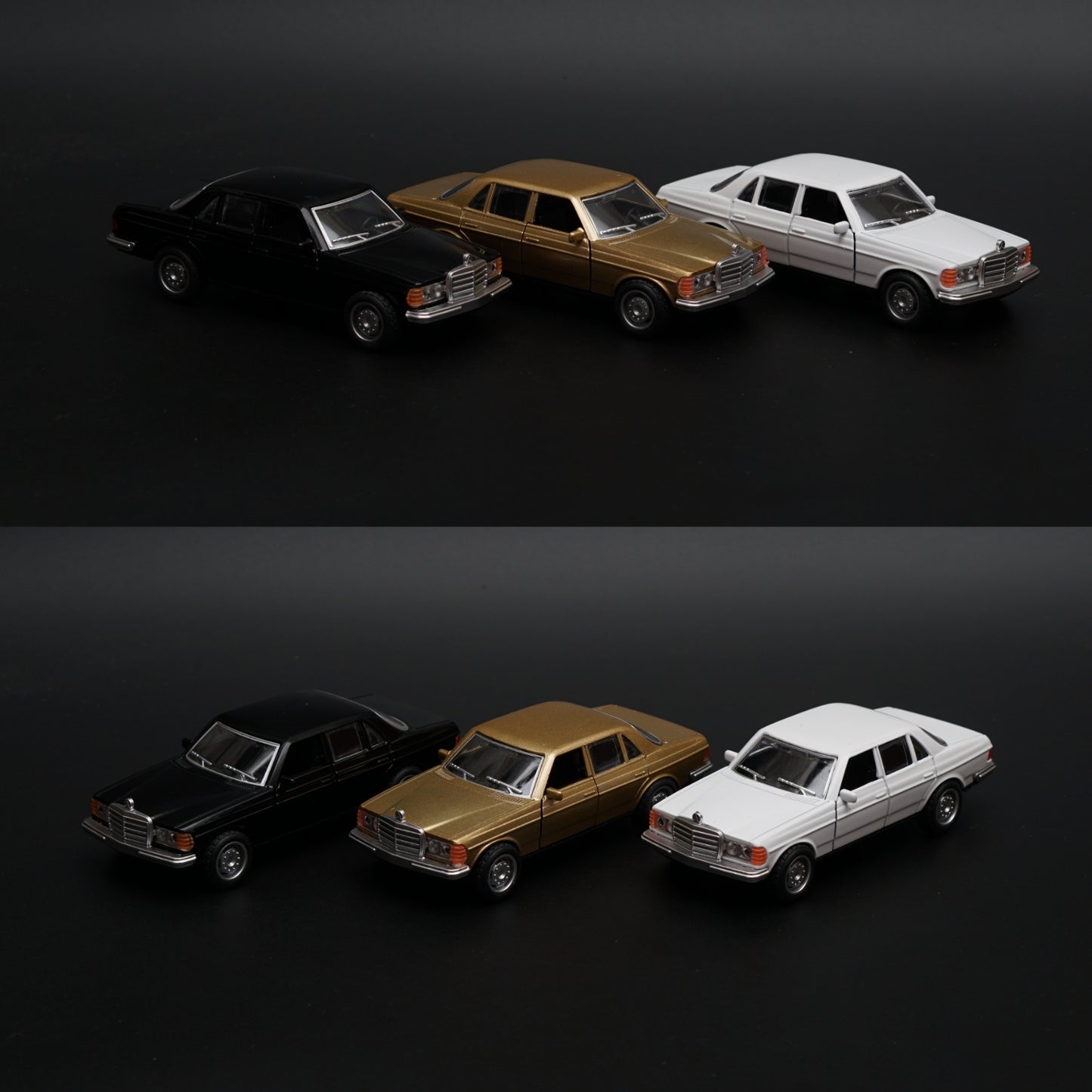 1:36 Mercedes Benz W123 Metal Diecast Car Combo (3 Pcs) -  Kunju Vandi  