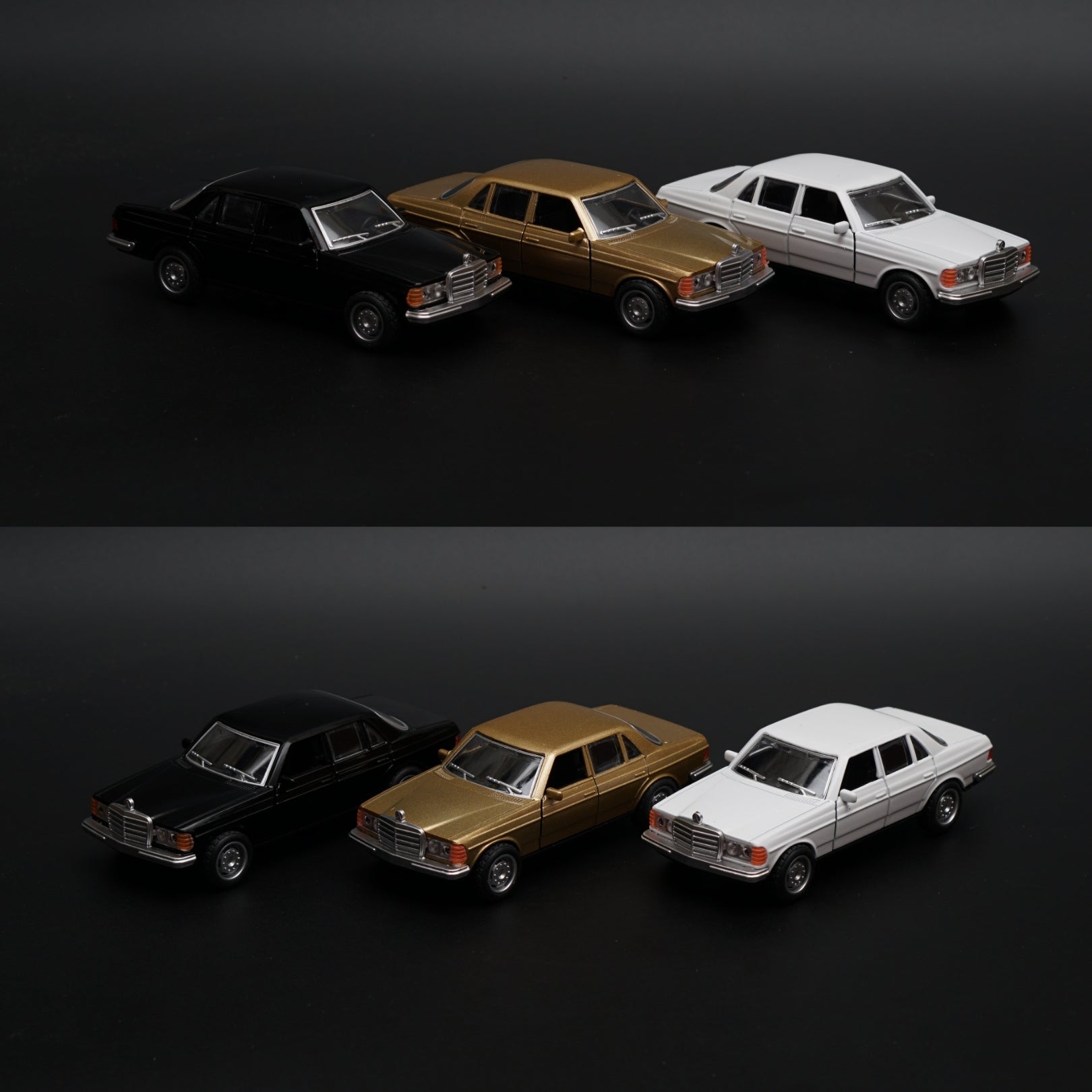 1:36 Mercedes Benz W123 Metal Diecast Car Combo (3 Pcs) -  Kunju Vandi  