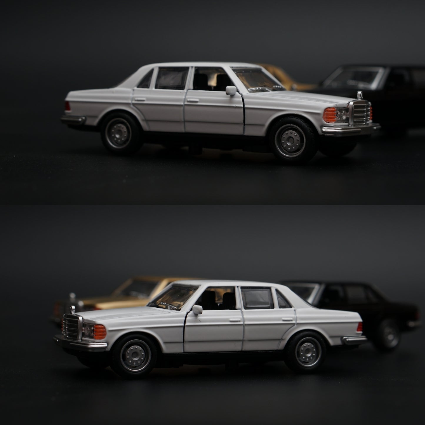 1:36 Mercedes Benz W123 Metal Diecast Car Combo (3 Pcs) -  Kunju Vandi  